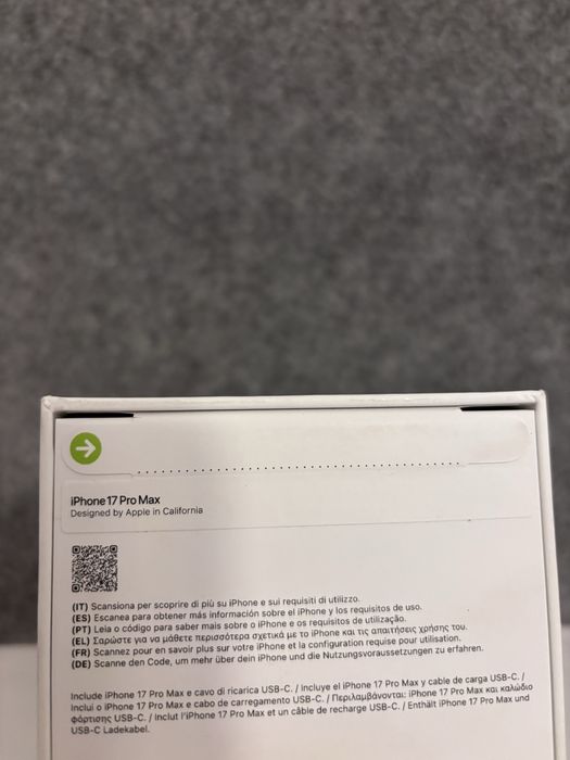 Iphone 17 Pro Max 256GB Deep Blue Selado (Aceito retomas)