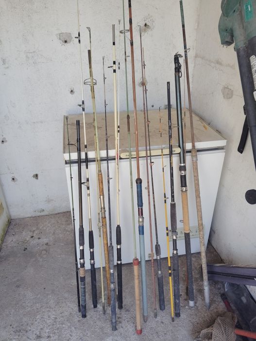 Canas de pesca e carretos