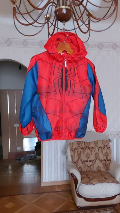 Marvel ветровка на флисе Куртка утеплённая Polar бомбер