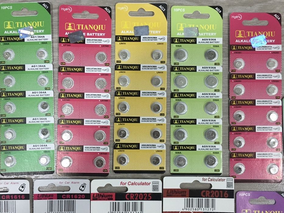 Pilhas CR lithium bateria