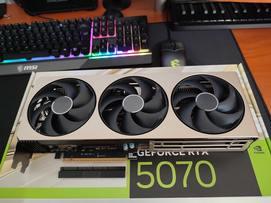 MSI NVIDIA GeForce RTX 5070 "Blackwell" Inspire 3X OC 12G GDDR7 DLSS4