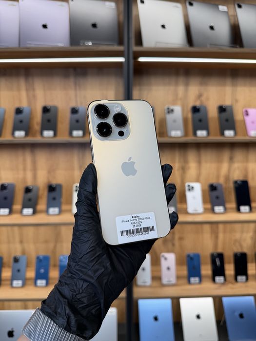 Магазин! Гарантія! 100% АКБ iPhone 14 Pro 256Gb Gold Neverlock айфон про