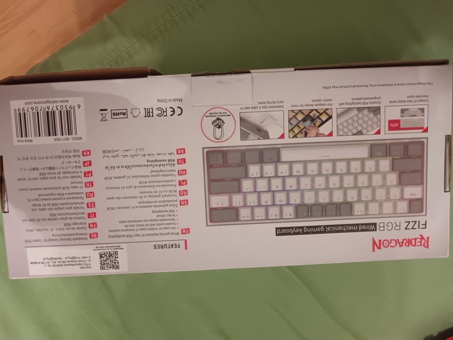Redragon K617 Fizz RGB – klawiatura mechaniczna