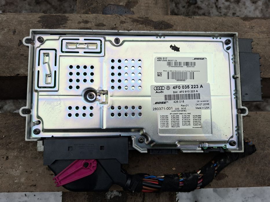 Wzmacniacz audio bose audi a6 c6 4f0,035,223a