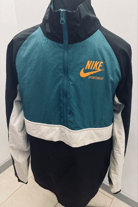 Nike kurtka wiatrówka / bluza męska M/L super stan. Logowana Anorak jacket Nike Sportwear mens nylon vintage