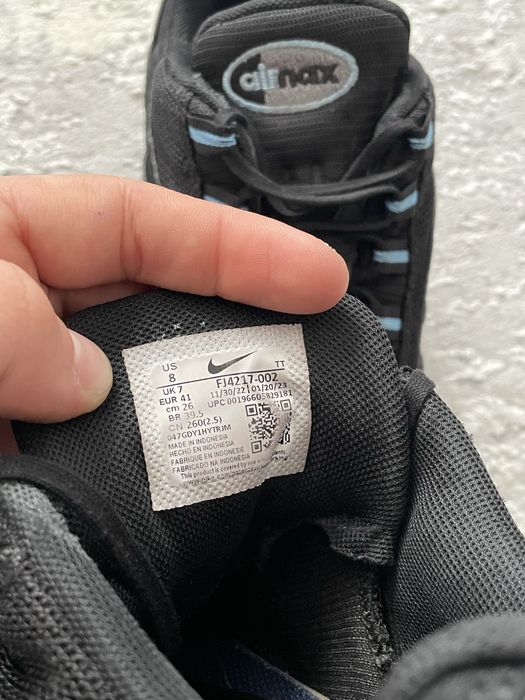 Nike Air Max 95 Black University Blue