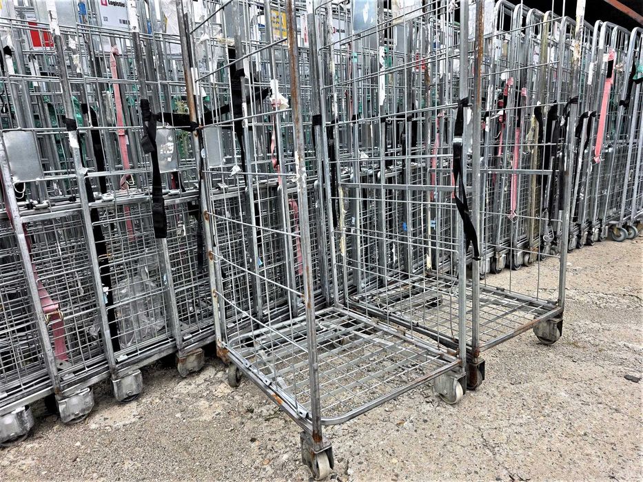 Wózek Rollkontener Transportowy Gniazdowy Magazynowy Kurierski Siatkow