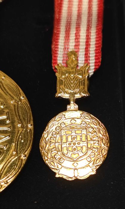 MEDALHA MILITAR SERVIÇOS DISTINTOS GRAU OURO com PALMA