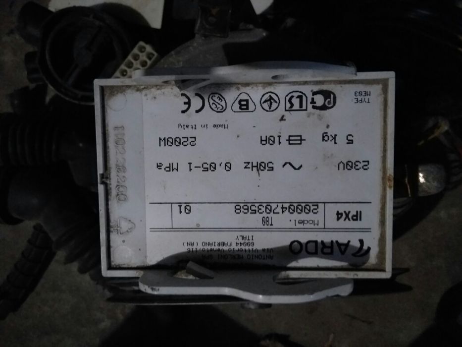 Остатки запчастей для стиральной машины Ardo T-80