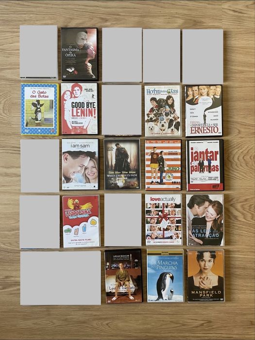 Vários filmes em DVD
