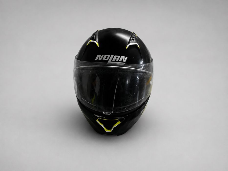 Capacete  Nolan Preto/Amarelo