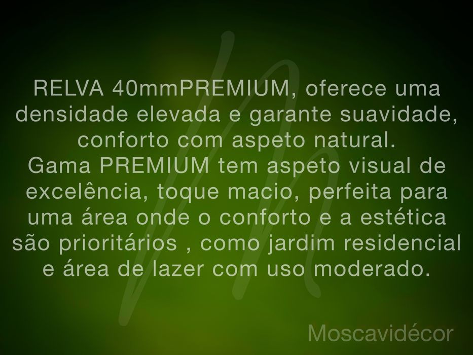 Relva Sintétic /Artificial -  FABRIC PRICE Premium Selection