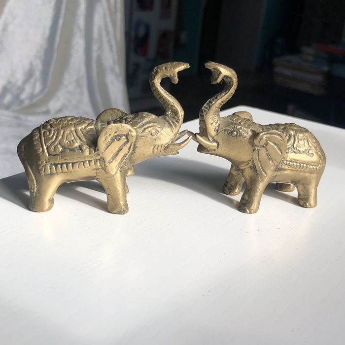Статуетка слон бронза