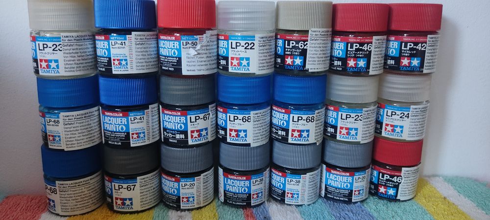 130 Tintas Tamiya Lacquer