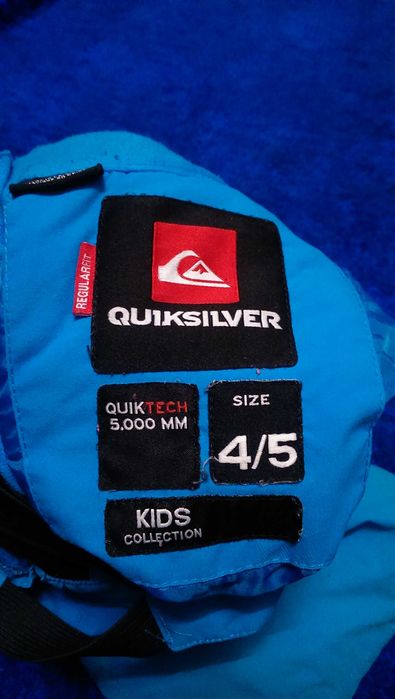 Детский качественный, водонепроницаемый комбинезон Quiksilver разм 4/5