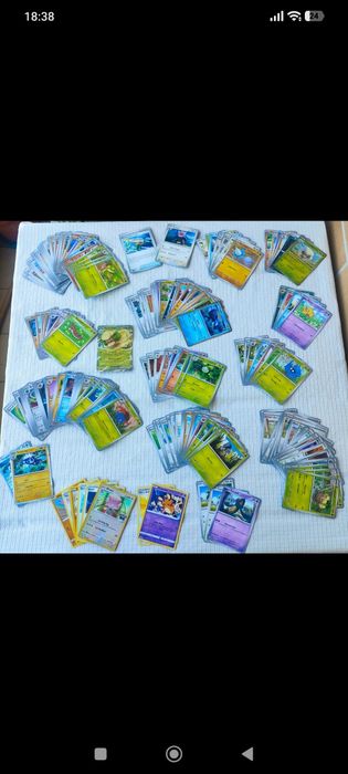 Cartas Pokémon várias coleções