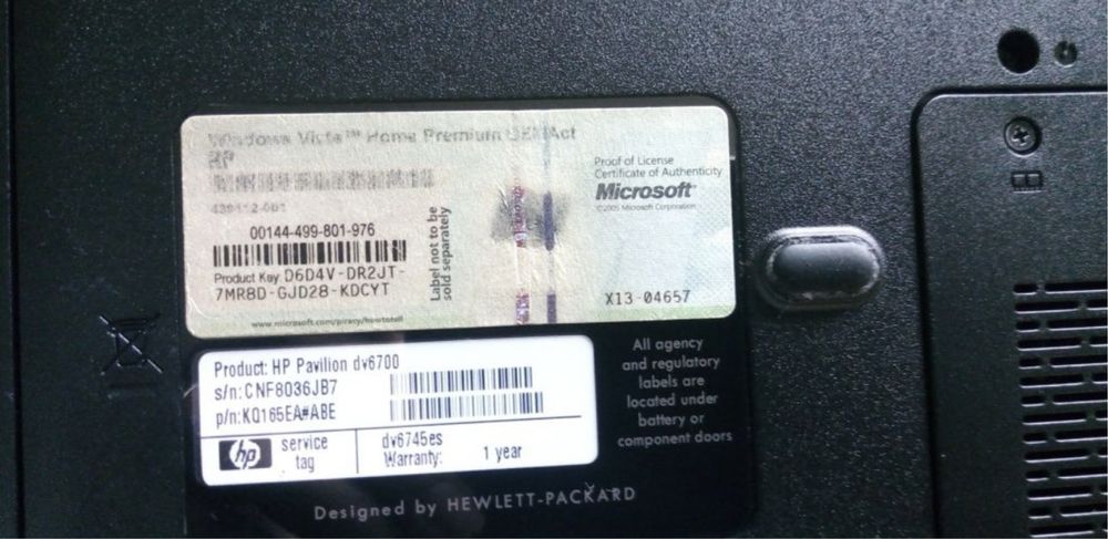 HP Pavilion dv6700 Laptop with DVD and Recorder64752253970689124