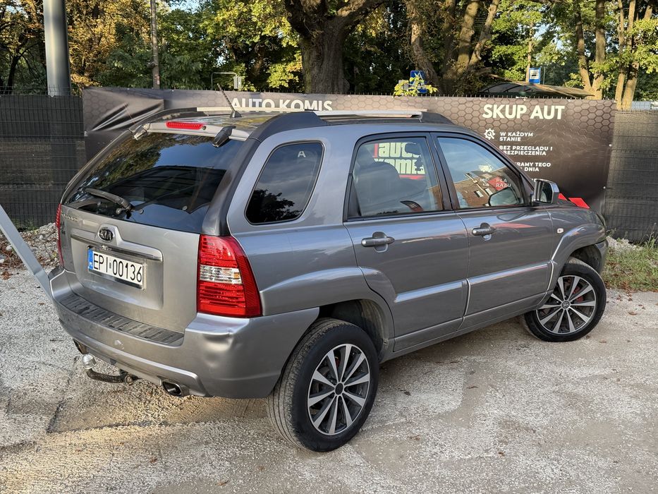 Kia Sportage 2.0 CRDi 2007 Skóry CarPlay Kamera Klima 6 Biegów Hak 240 tys. km