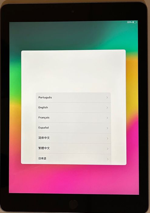 iPad Apple (6th Gen) 128 GB- como novo