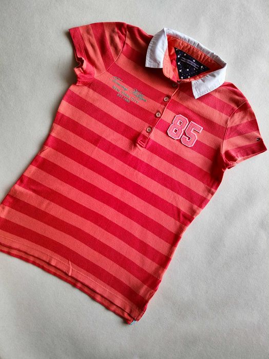 Tommy Hilfiger_ Koszulka polo w paski S