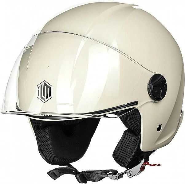 Kask motocyklowy otwarty z szybą ILM Jet WT506 Vespa skuter ECE 22.06