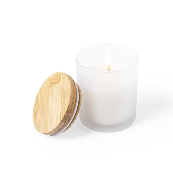 Velas Aromáticas com Tampa de Bambu –