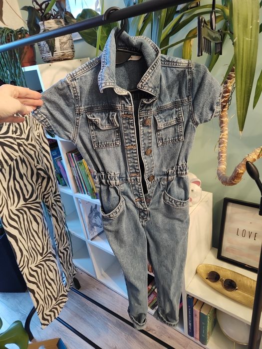 Kombinezon jeansowy r. 110/116 GEORGE