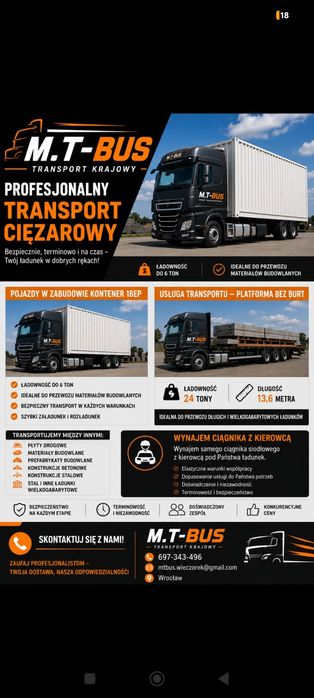 Usługi transportowe