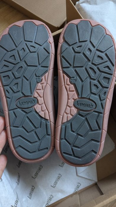 Kozaki skórzane barefoot  bliźniaczki