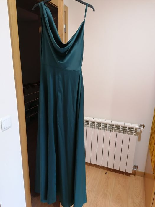 Vestido verde escuro