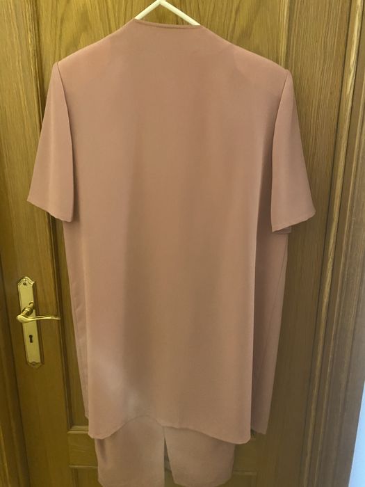 Vestido rosa clarinho