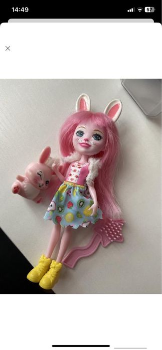 Лялька enchantimals (енчантімалс) кролик брі