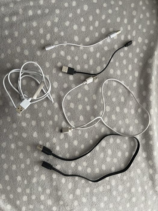 Kabel kabelek USB do microUSB 5 sztuk
