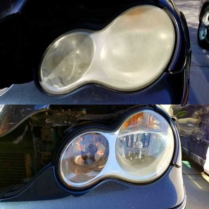 Polimento de faróis e higienização automotiva