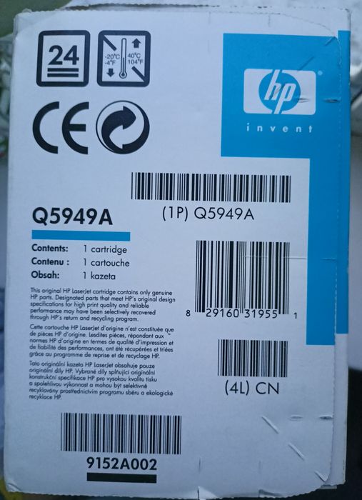 Оригінальний картридж HP Q5949A (49A) для HP 1320, 3390, 3392