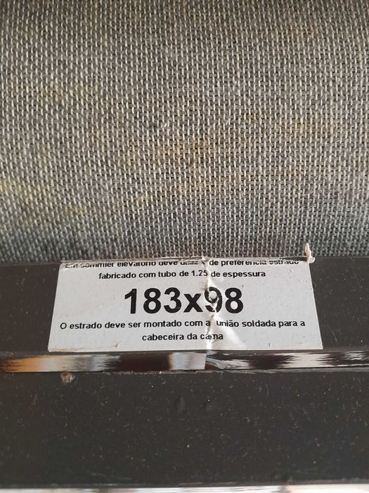 2 Estrados de cama solteiro 183x98