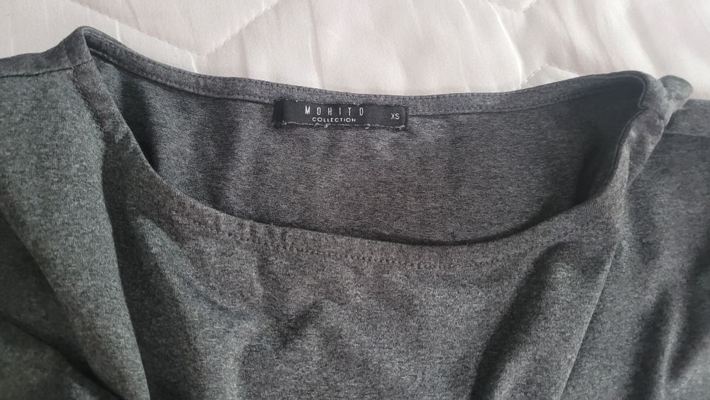 Tunika szara oversize ssymetryczna Mohito XS