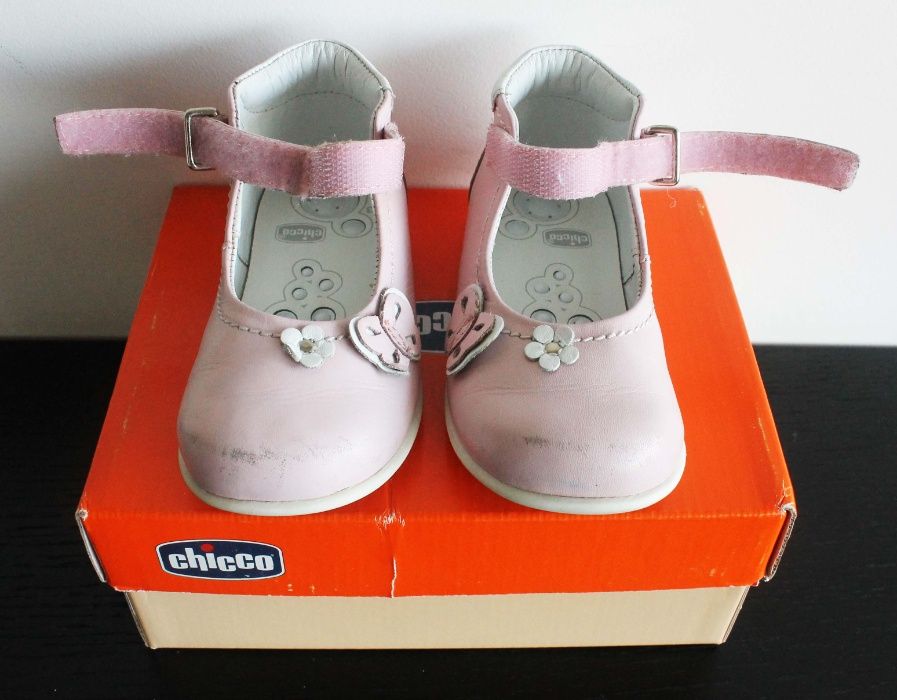 Sapatos de couro menina tamanho 23 Baby Ballerina Guya da Chicco
