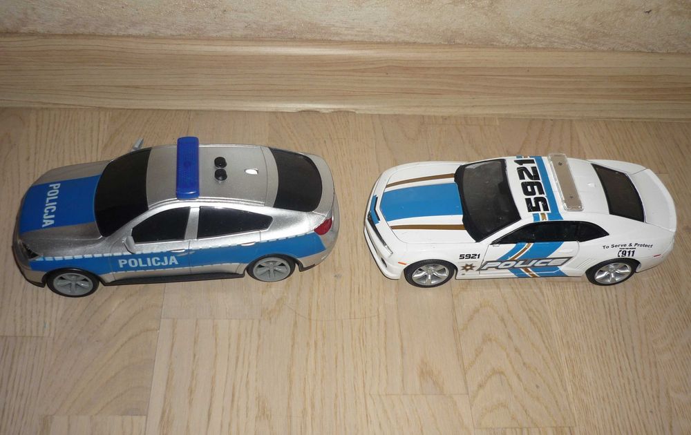 Zestaw samochodów Policja Dickie Dźwięk Motor Pomoc drogowa