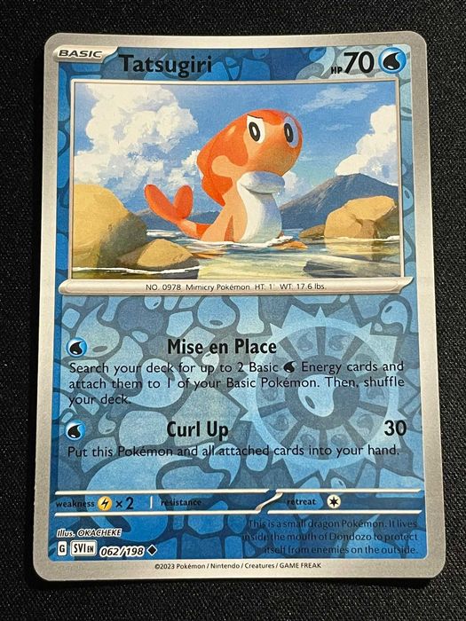 Carta Pokémon Tatsugiri 62/198 Scarlet & Violet