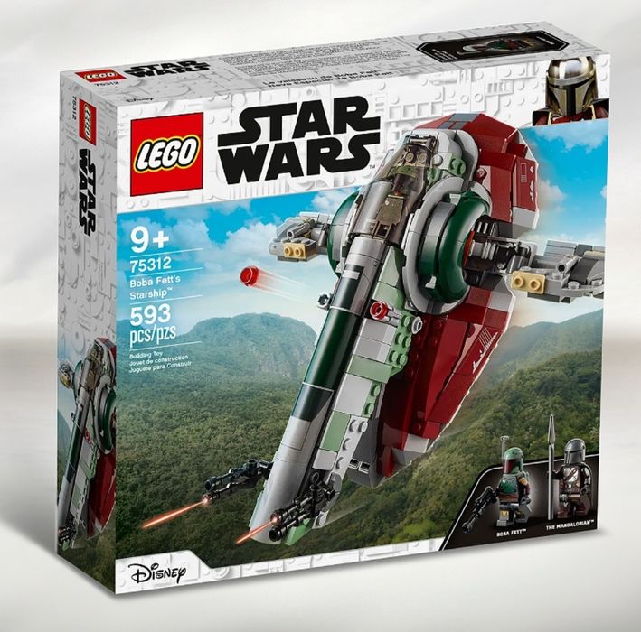 НОВИЙ  Lego star wars 75312 лего зореліт Боба Фетта