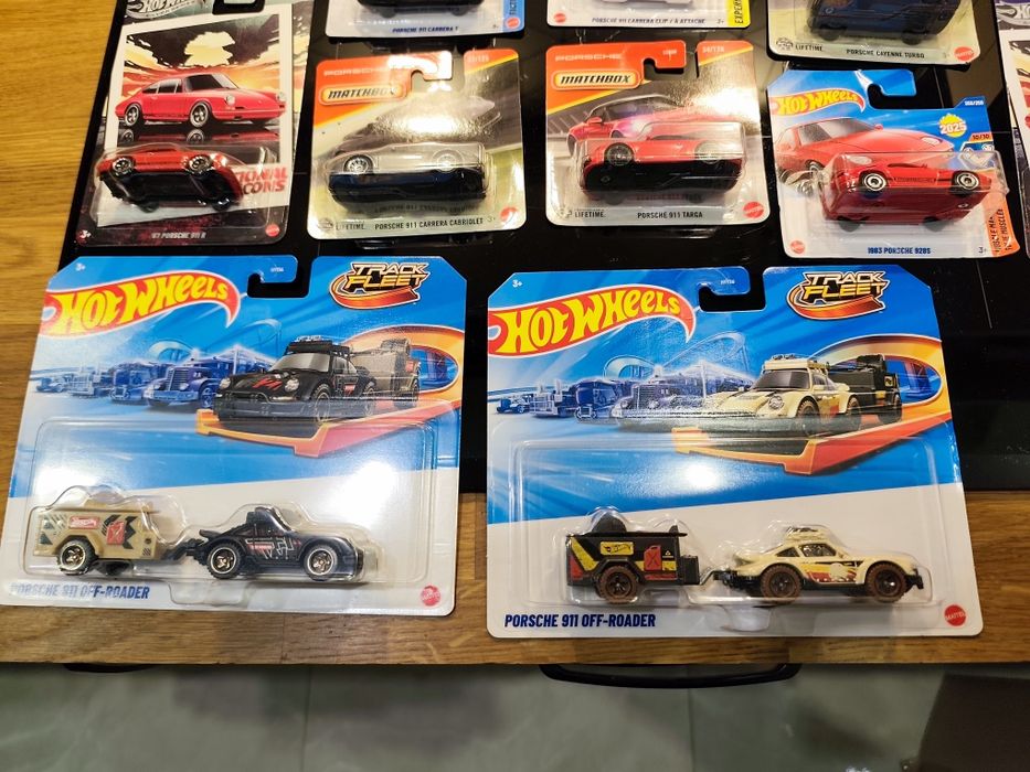 Zestaw 14 resoraków hot wheels matchbox Porsche
