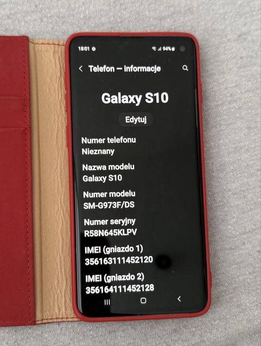 Samsung Galaxy S10 (SM-G973F/DS)