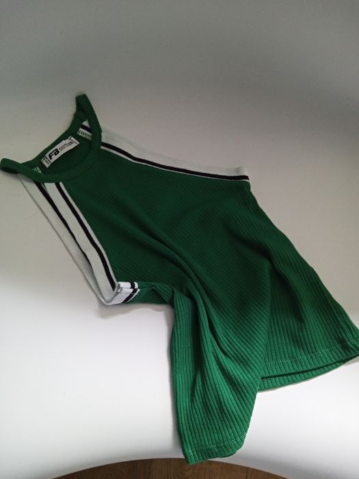 Bluzka top dekolt halter New Yorker XXS 32