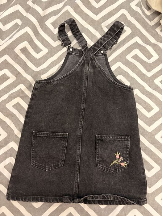 Сарафан джинсовий Zara з вишивкою