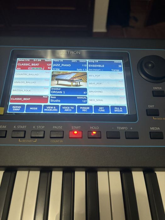 Ketron space bem no centro do País - Megamúsica