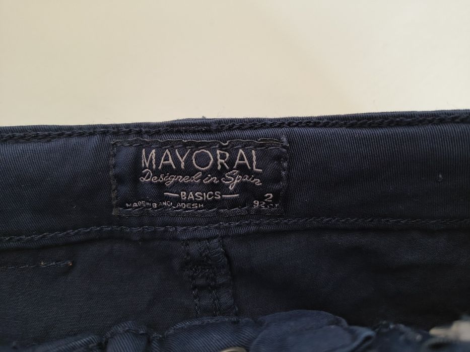 Eleganckie , bawełniane spodnie , chinosy Mayoral r 92