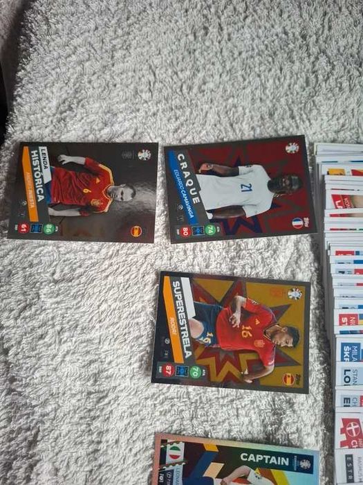 Lote Cartas Topps Match Attax Seleções