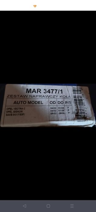 Łożysko piasta Vectra c ABS przódrzedlift