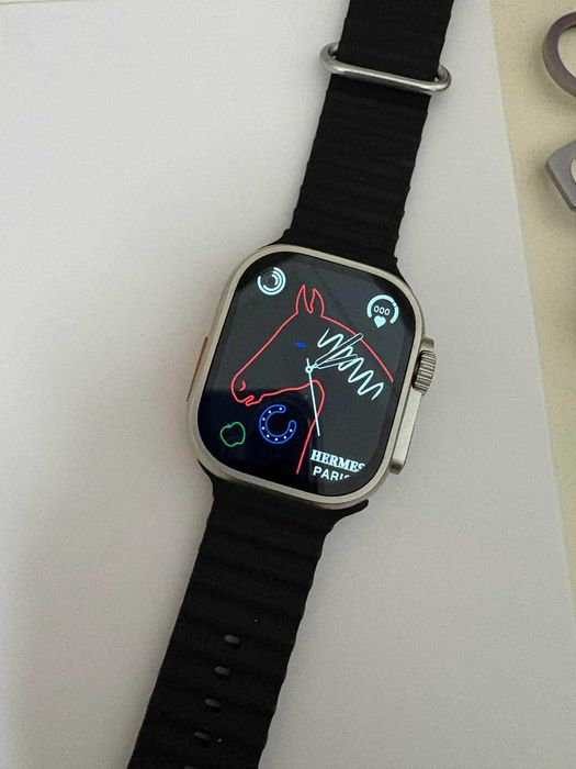 Smart Watch Ultra Titanium Case  black alpine loop S,49 mm ss 1;1